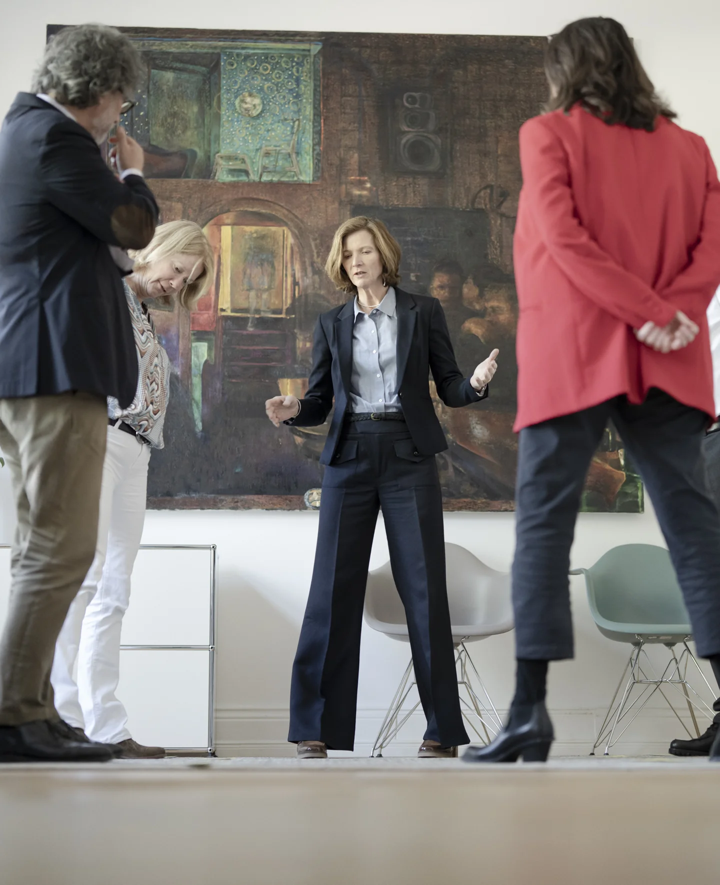 Victoria von Meding, Supervisorin aus Hamburg, bei einer Supervision Victoria von Meding, Supervisorin aus Hamburg, bei einer Supervision